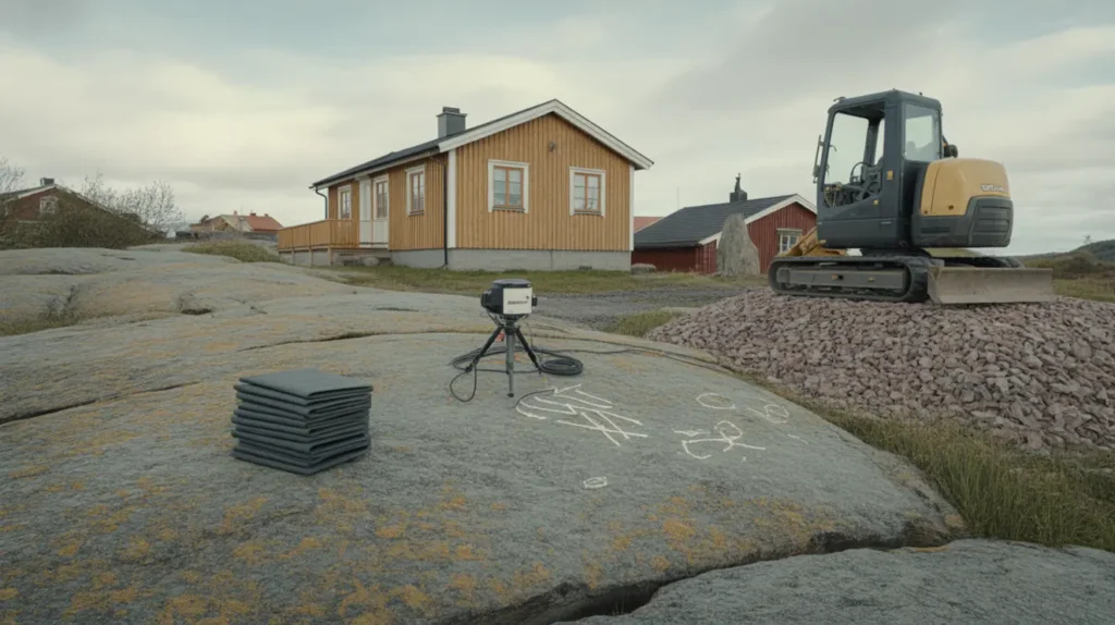 berg p tomten s planerar du spr ngning och bergschakt tillst nd vibrationsm tning och kostnad