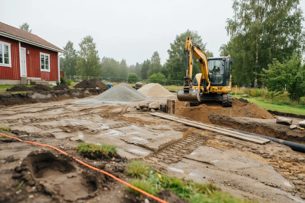 s planerar du schaktning p tomten praktiska r d om masshantering tkomst och kostnad