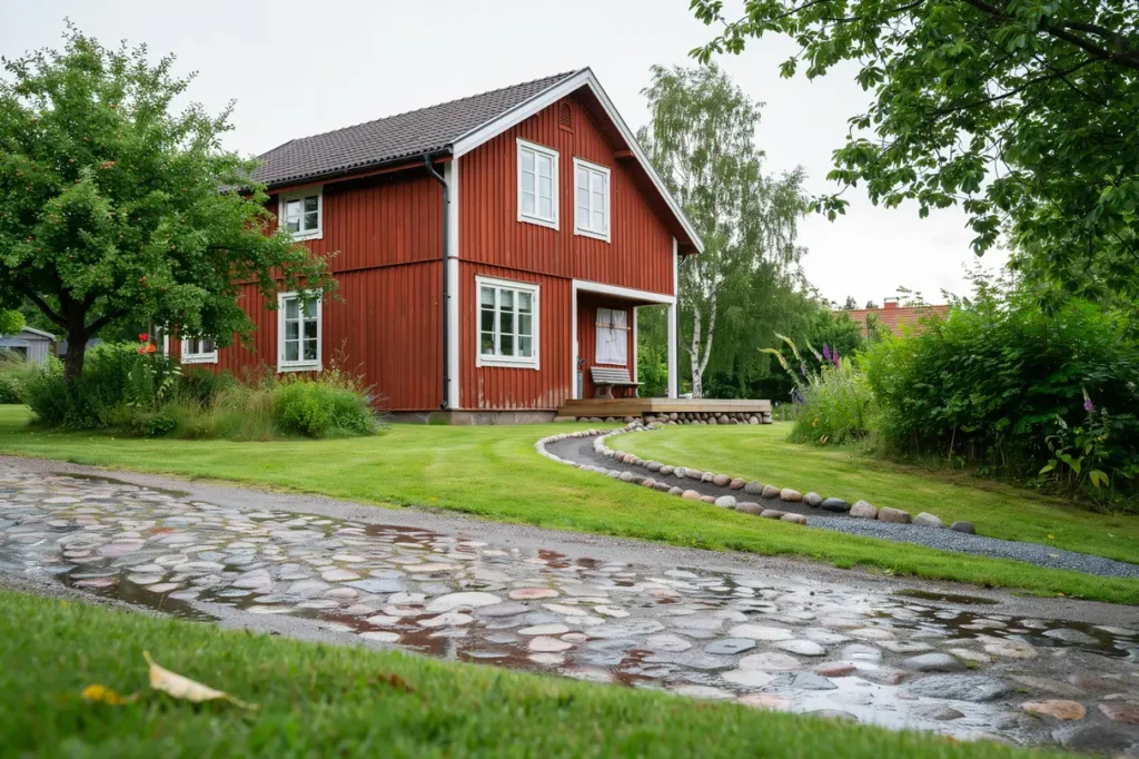 juli r r tt tid f r att s kra tomten mot skyfall smarta mark tg rder f r sommarregn och snabba vattenfl den